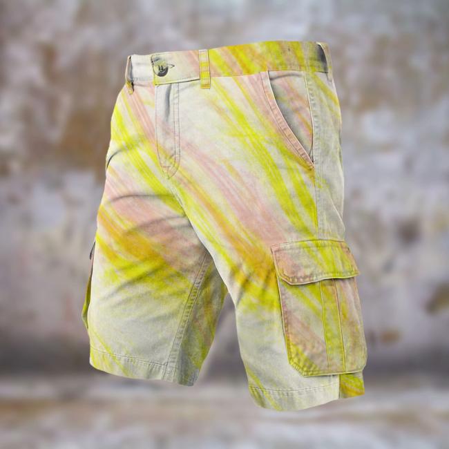 Preview: Cargohose mit Tootsi - Hose, lang oder kurz, bunt, 100% Polyester, Grösse S-5XL, fester Stoff, Normale Passform, Mischling, Mix, Windhunde, Podenco